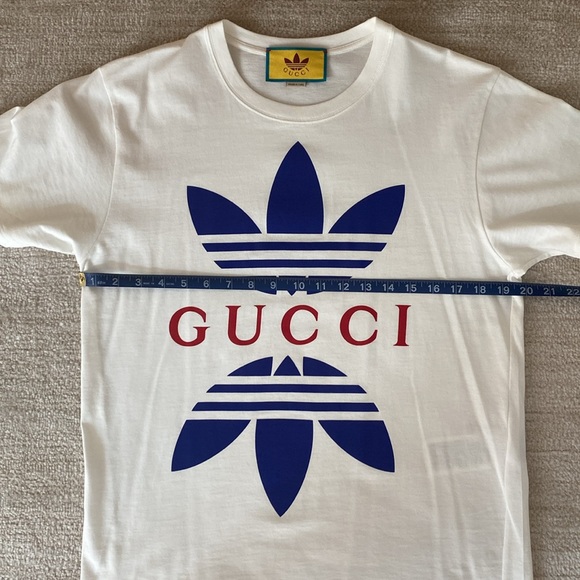 Gucci x Adidas Logo print T-shirt - Picture 8 of 9